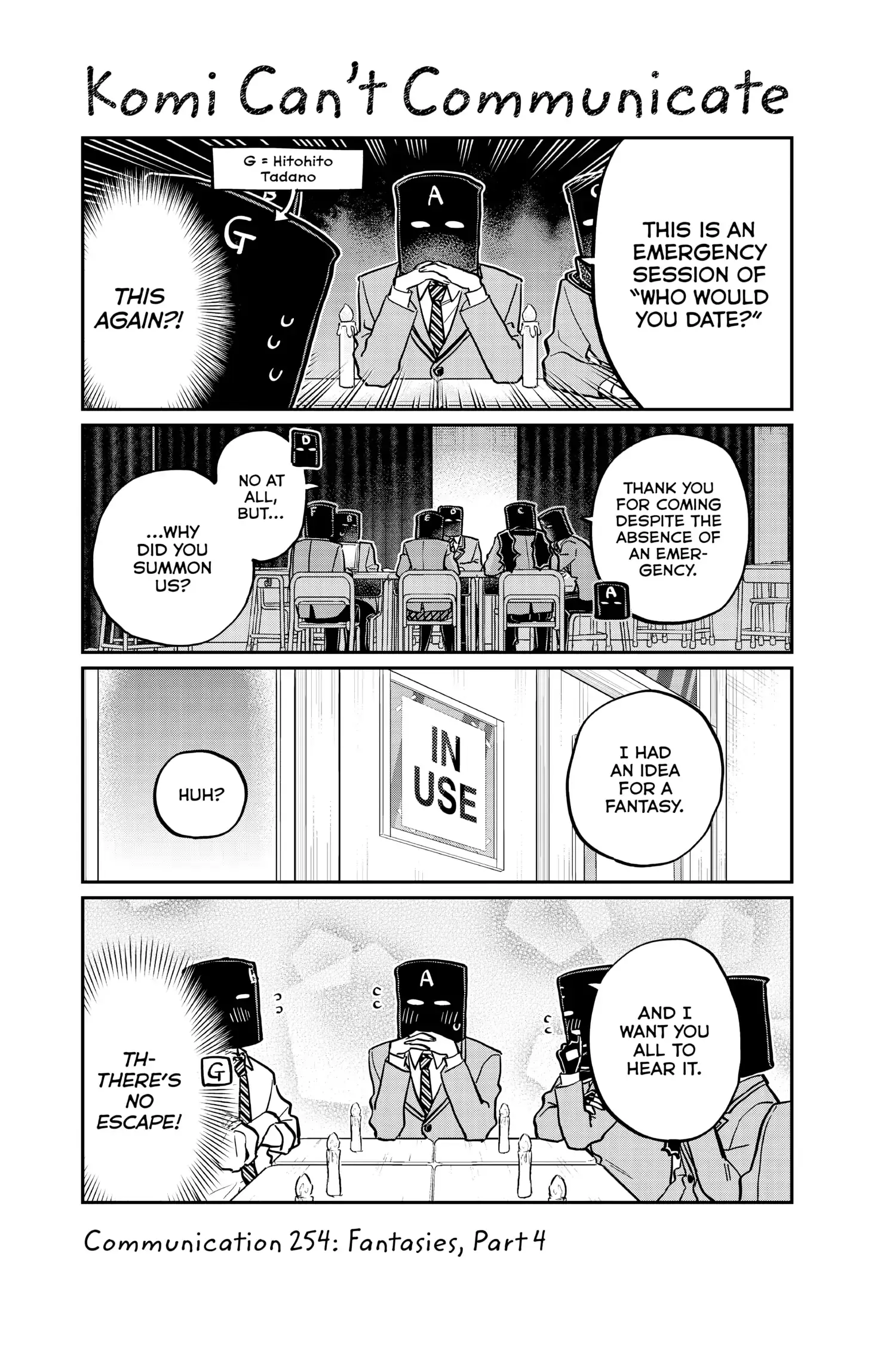 Komi-san wa Komyushou Desu - Chapter 254 - Page 1