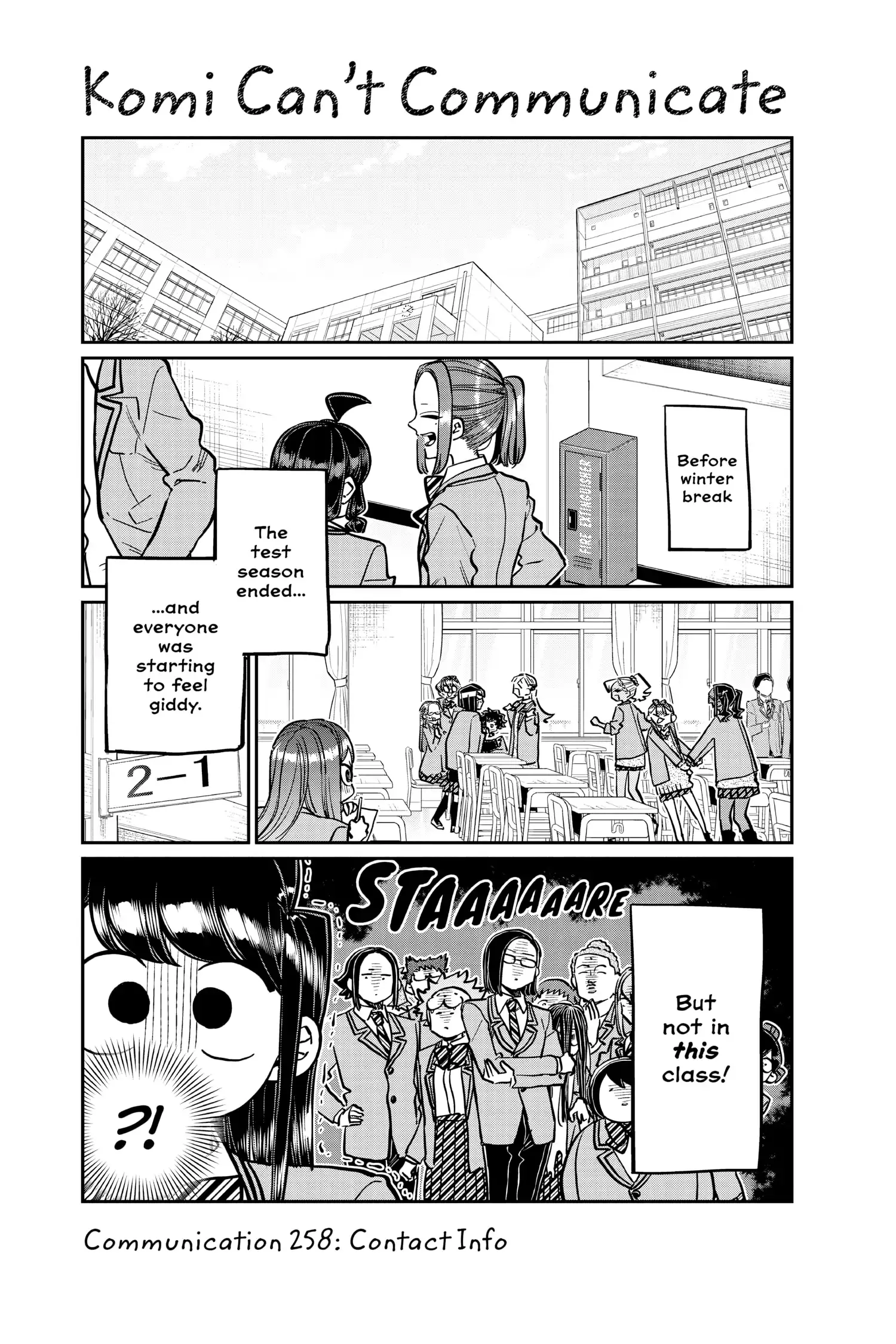 Komi-san wa Komyushou Desu - Chapter 258 - Page 1