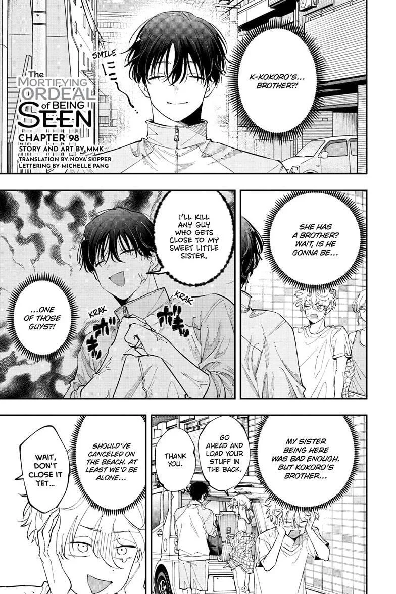 Tonari no Seki no Yatsu ga Souiu Me de Mitekuru - Chapter 98 - Page 1