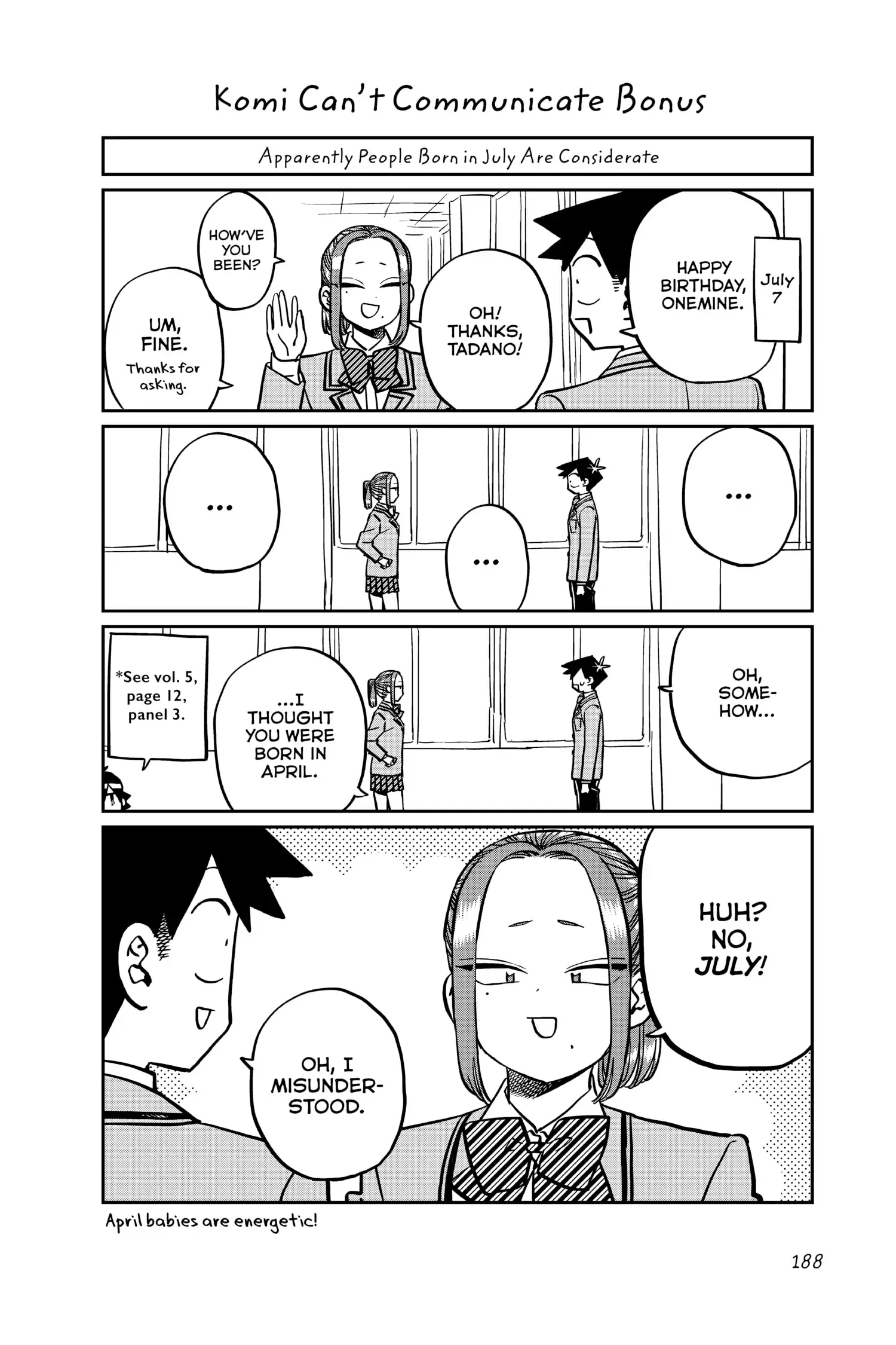 Komi-san wa Komyushou Desu - Chapter 269.5 - Page 1