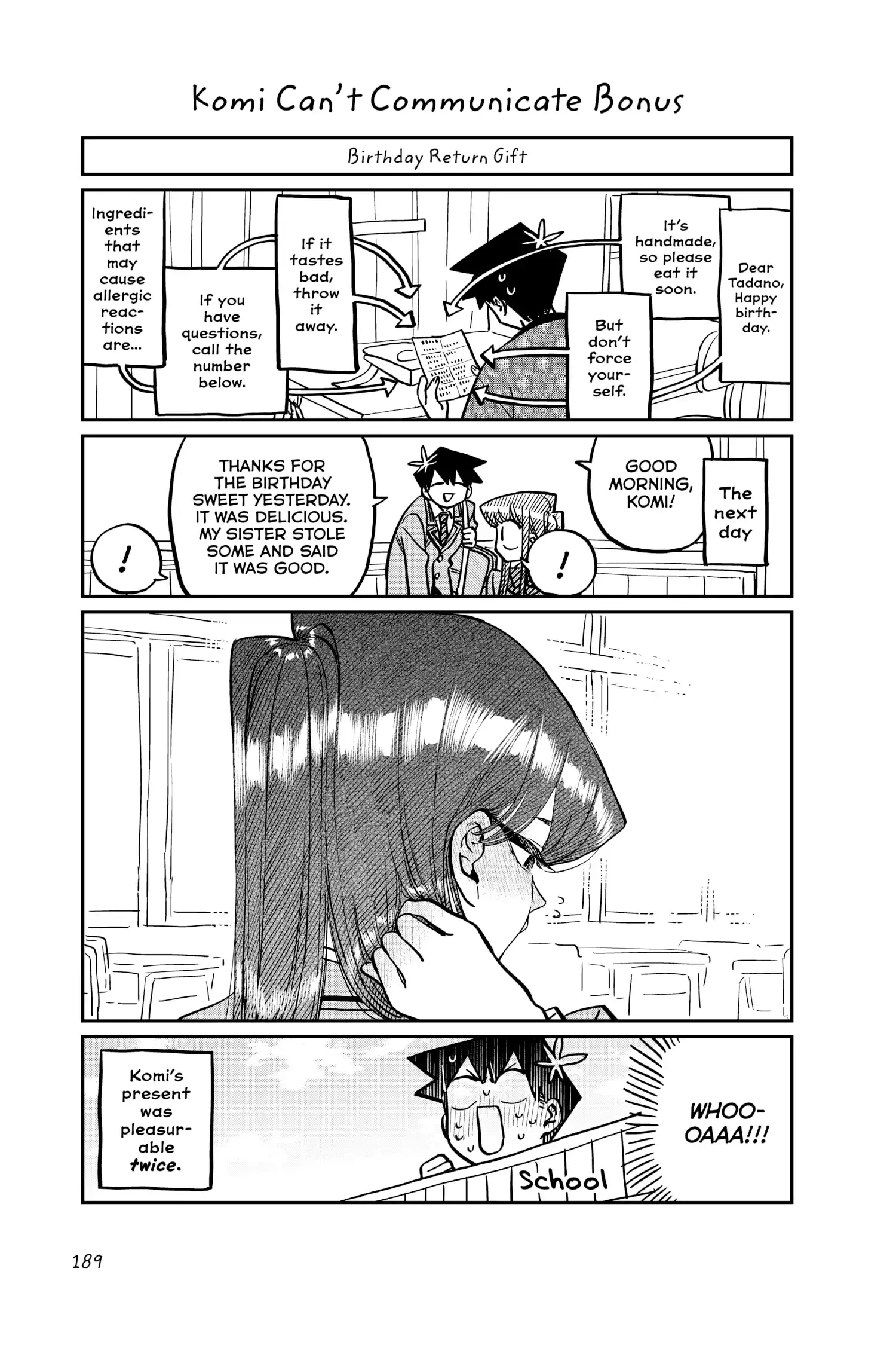 Komi-san wa Komyushou Desu - Chapter 269.5 - Page 2