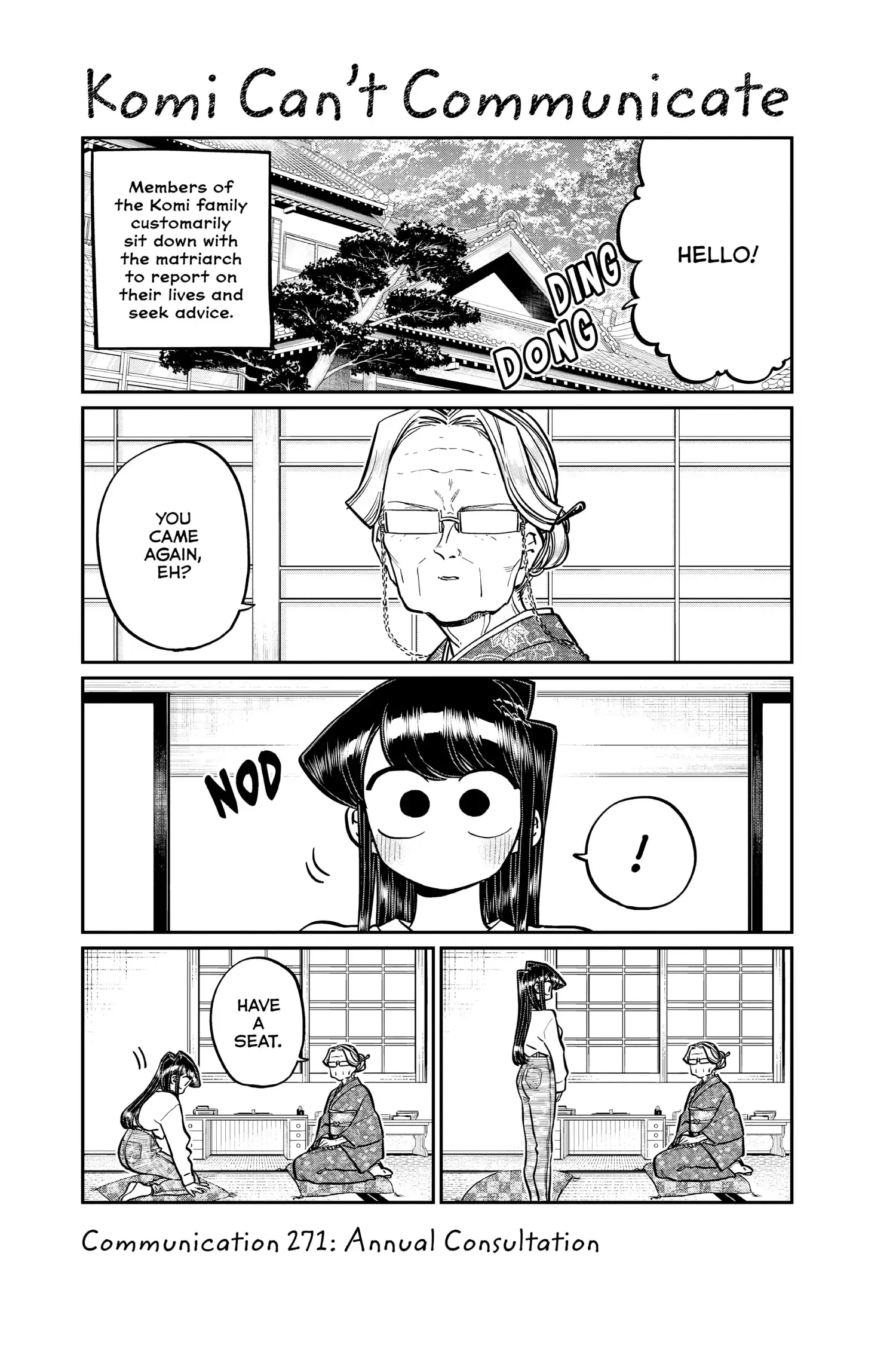 Komi-san wa Komyushou Desu - Chapter 271 - Page 1