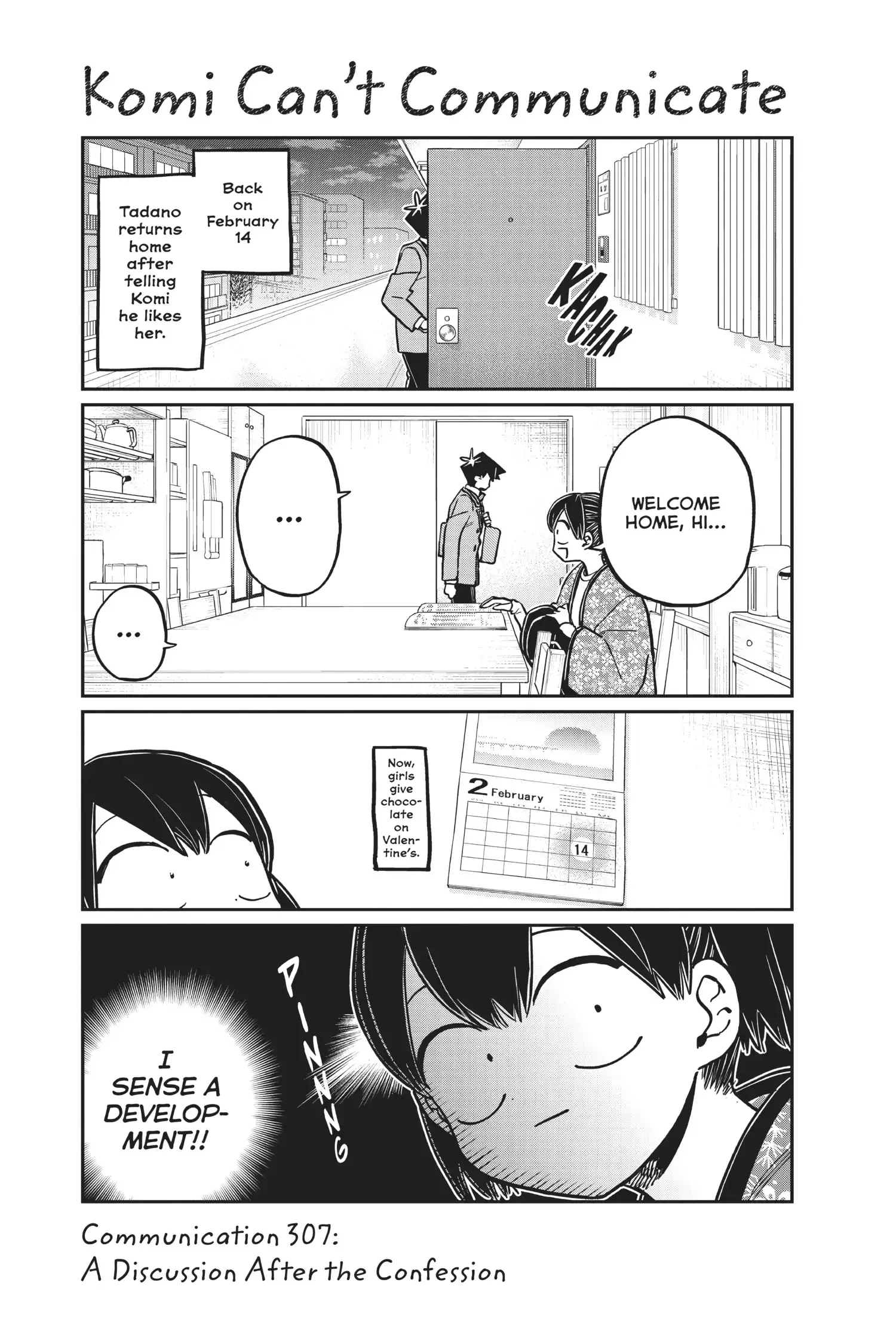 Komi-san wa Komyushou Desu - Chapter 307 - Page 1