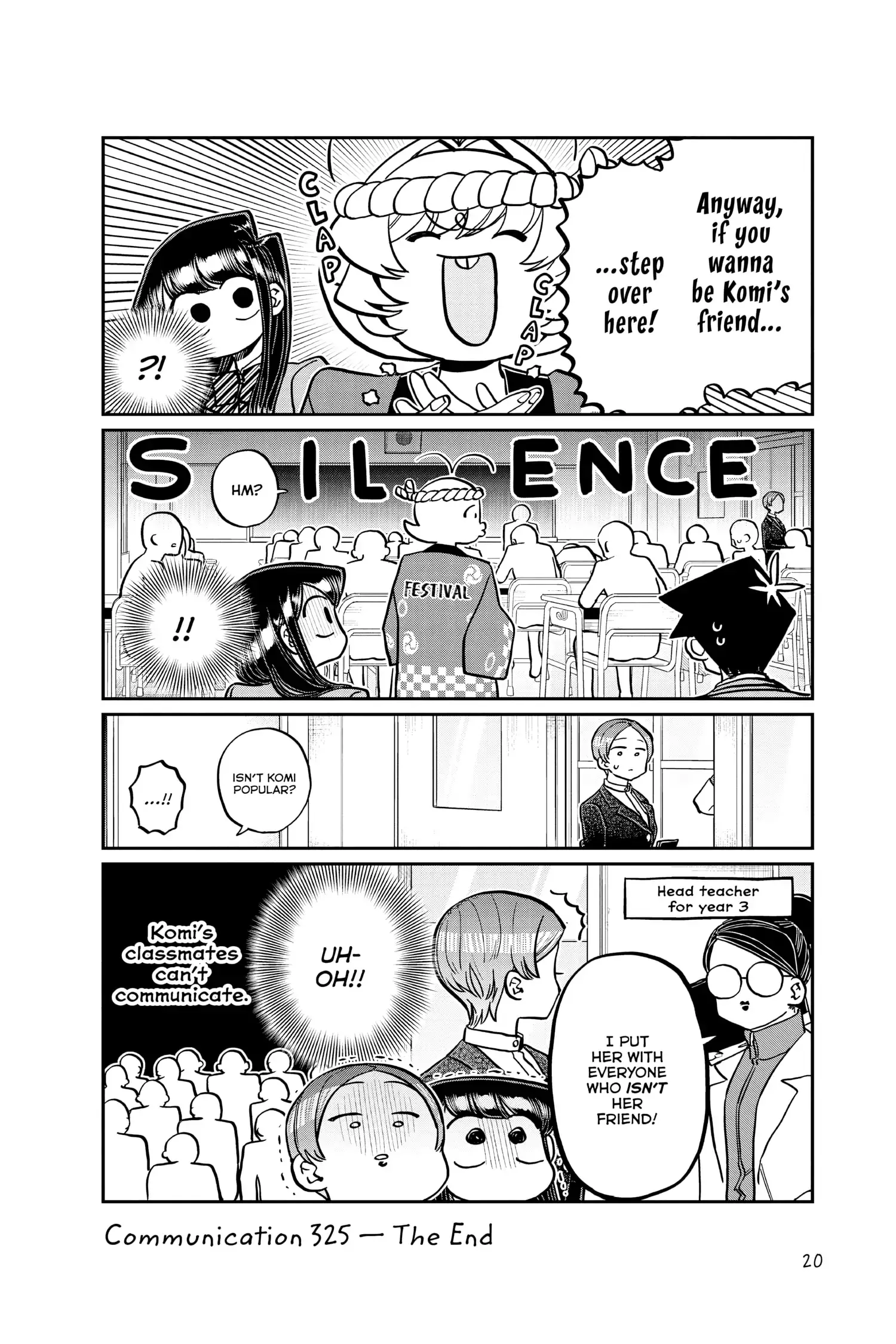 Komi-san wa Komyushou Desu - Chapter 325 - Page 21