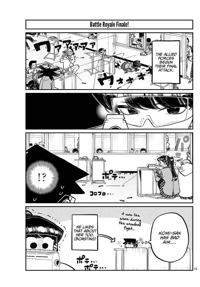 Komi-san wa Komyushou Desu - Chapter 333.2 - Page 15