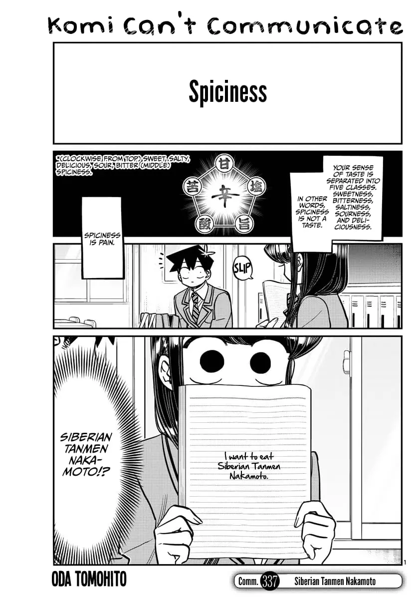Komi-san wa Komyushou Desu - Chapter 337 - Page 1
