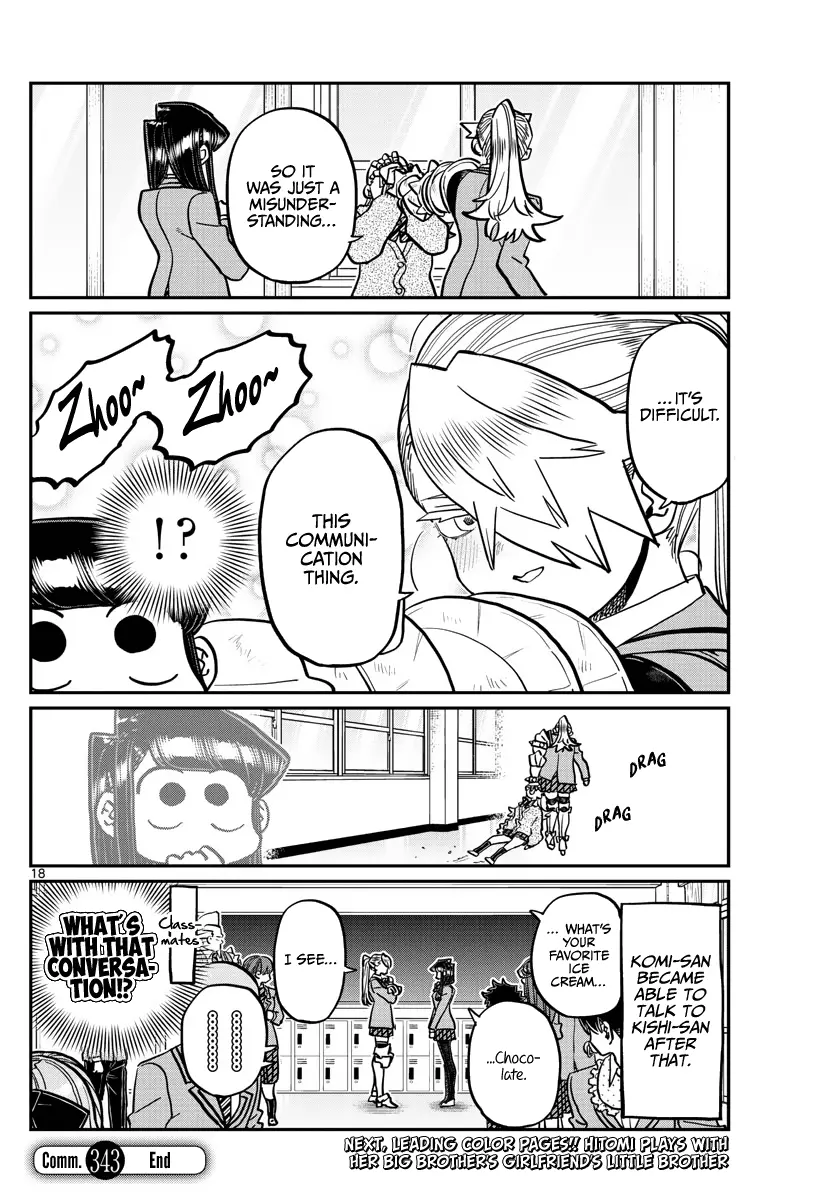 Komi-san wa Komyushou Desu - Chapter 343 - Page 19