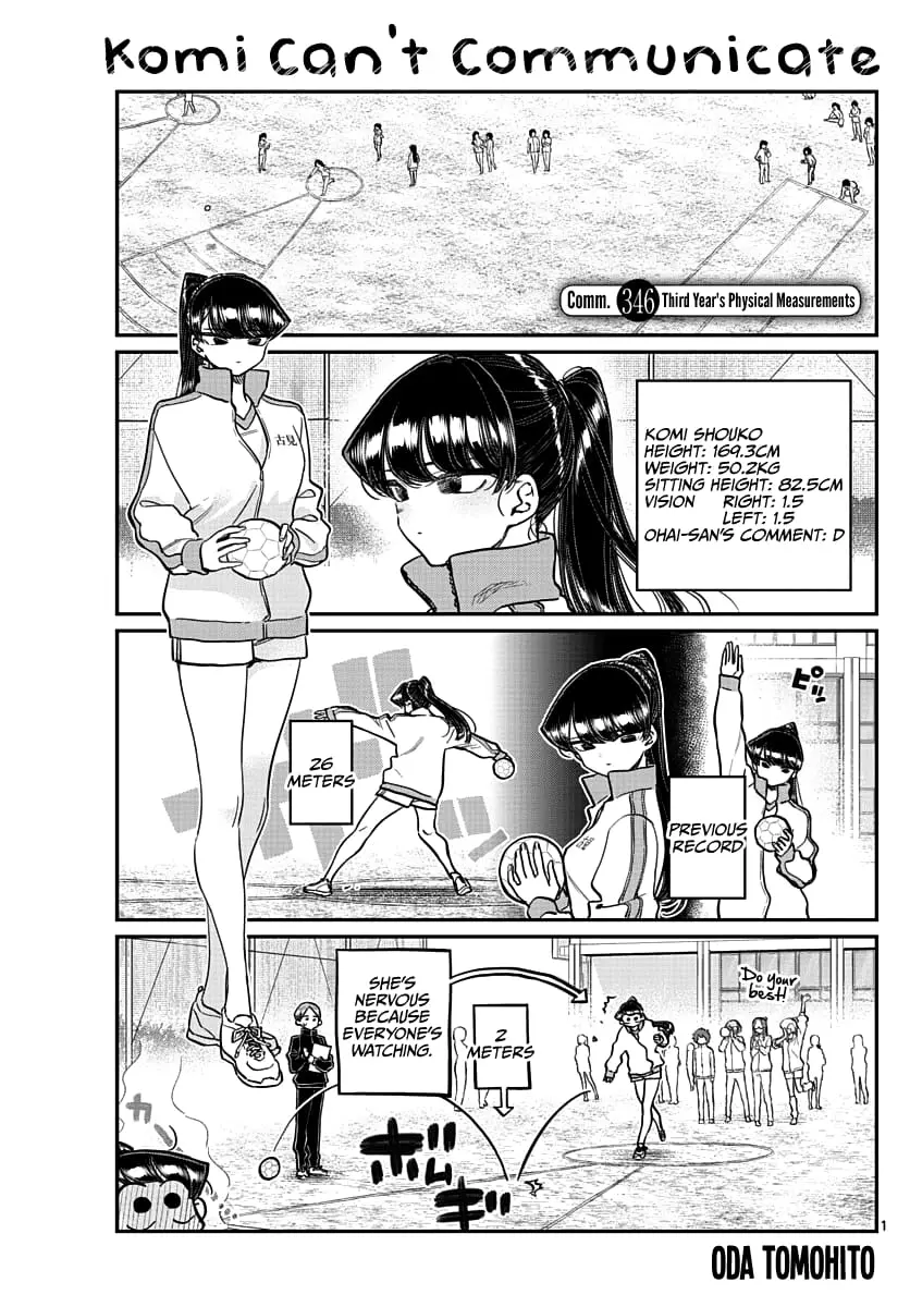 Komi-san wa Komyushou Desu - Chapter 346 - Page 1
