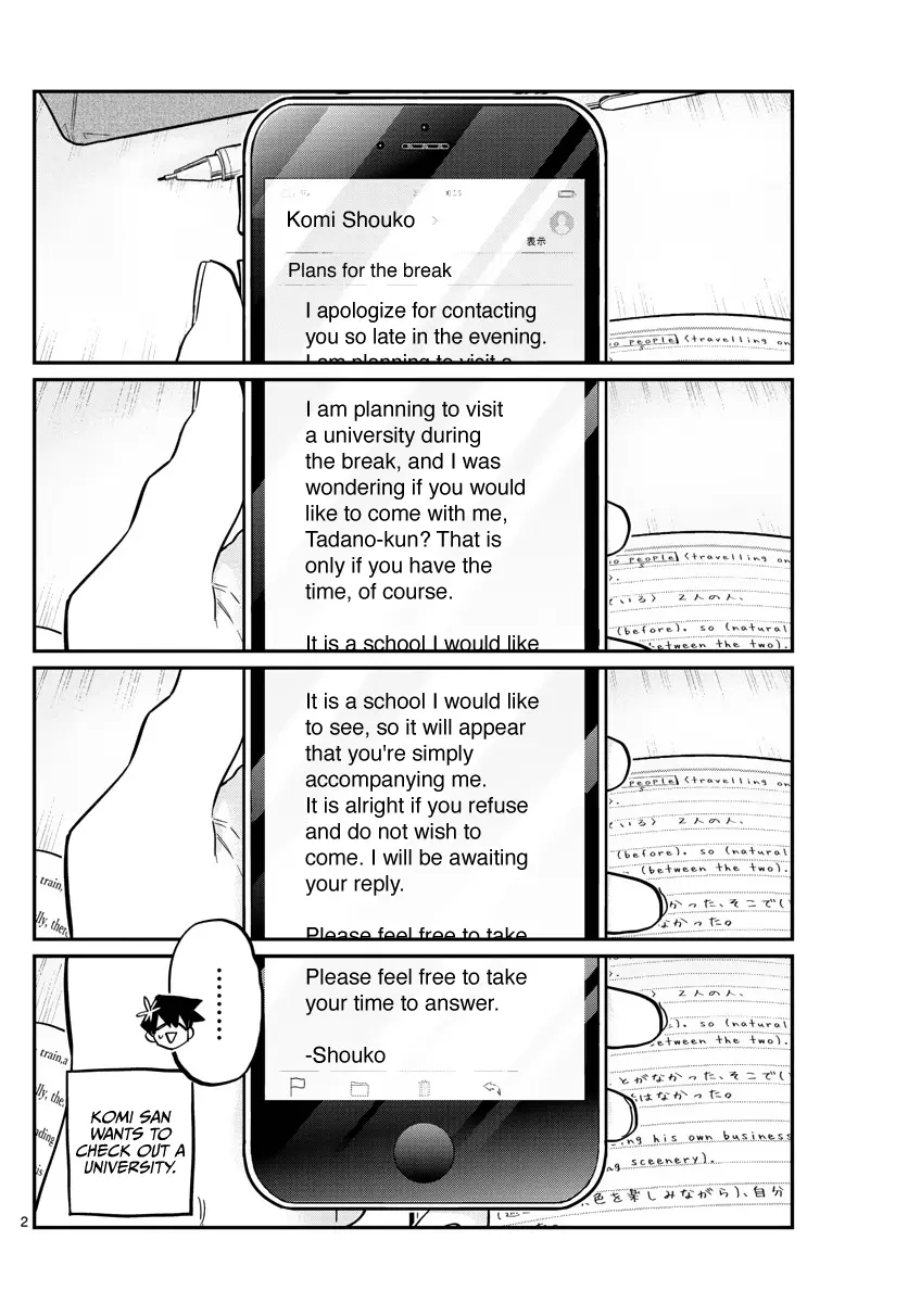 Komi-san wa Komyushou Desu - Chapter 348 - Page 2