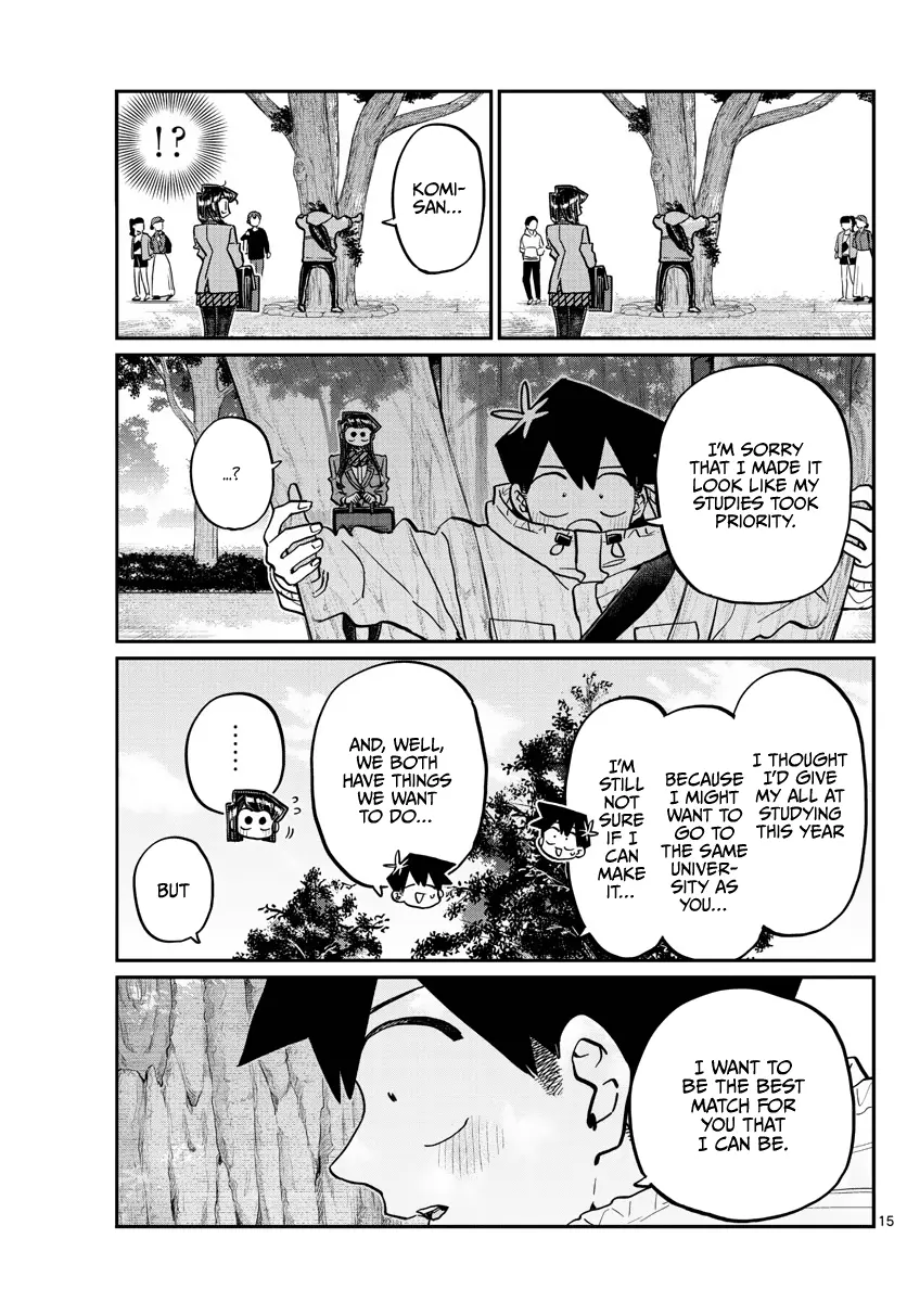 Komi-san wa Komyushou Desu - Chapter 348 - Page 15