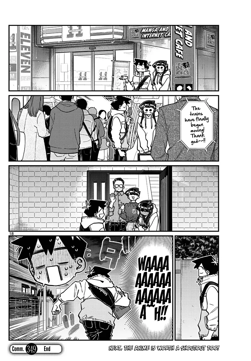 Komi-san wa Komyushou Desu - Chapter 349 - Page 19
