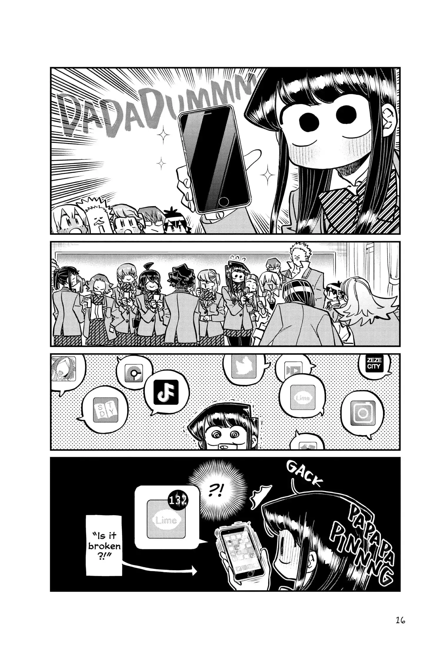 Komi-san wa Komyushou Desu - Chapter 350 - Page 17