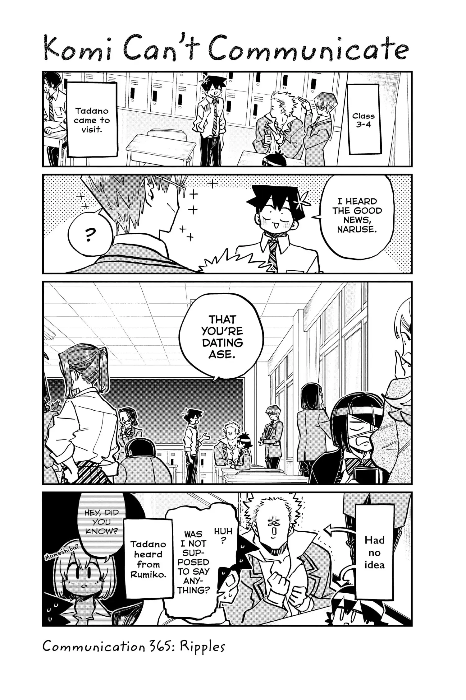 Komi-san wa Komyushou Desu - Chapter 365 - Page 1