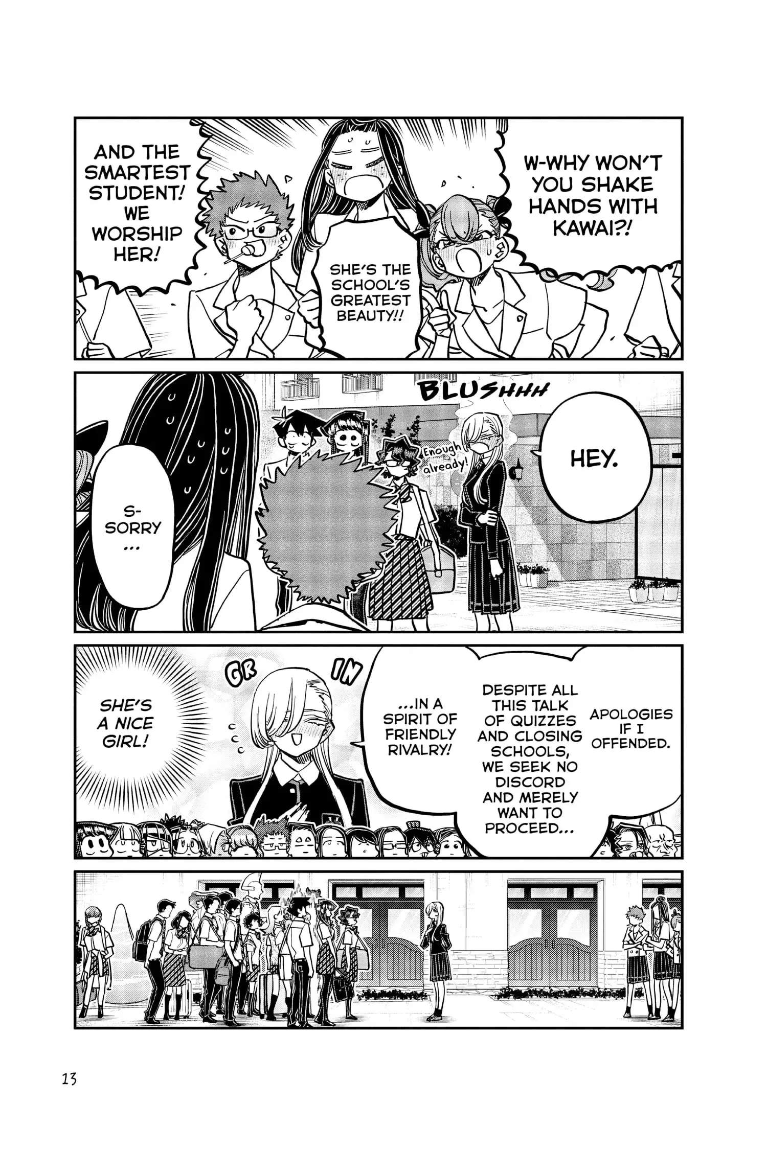 Komi-san wa Komyushou Desu - Chapter 377 - Page 14