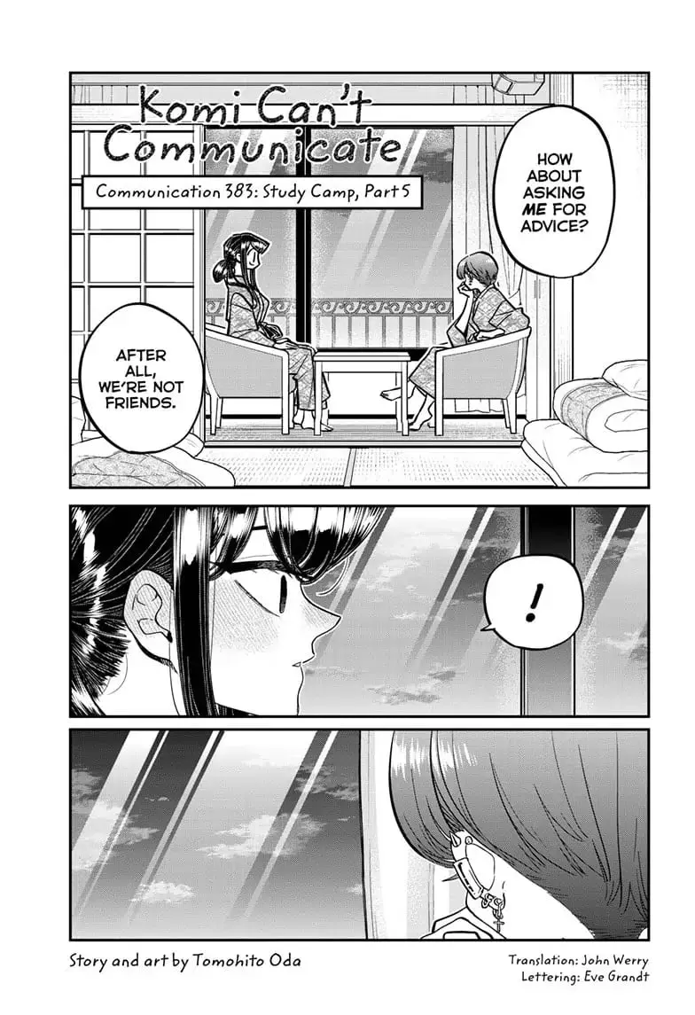 Komi-san wa Komyushou Desu - Chapter 383 - Page 1