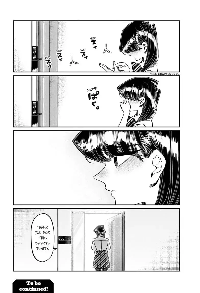 Komi-san wa Komyushou Desu - Chapter 407 - Page 18