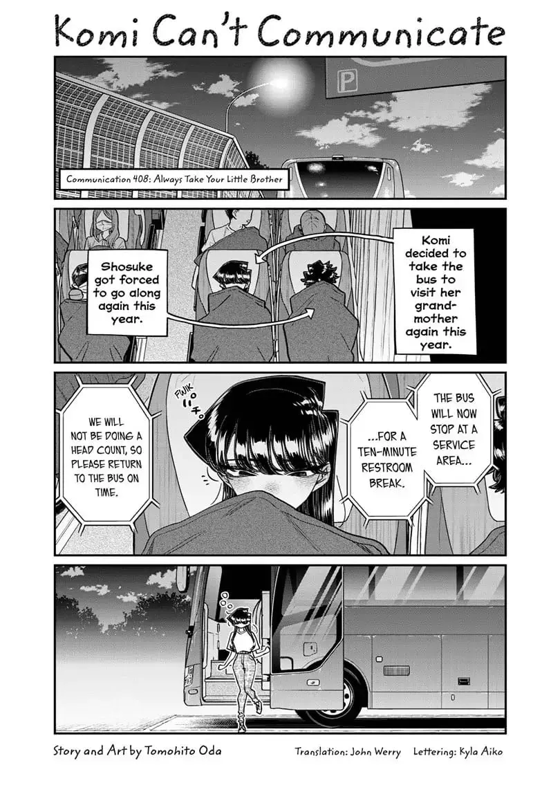 Komi-san wa Komyushou Desu - Chapter 408 - Page 1
