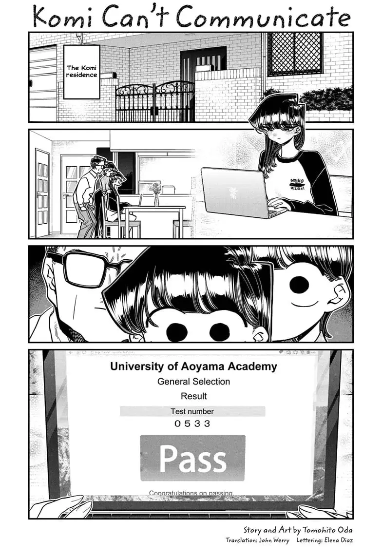 Komi-san wa Komyushou Desu - Chapter 446 - Page 1