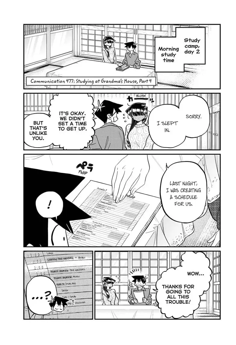 Komi-san wa Komyushou Desu - Chapter 477 - Page 1