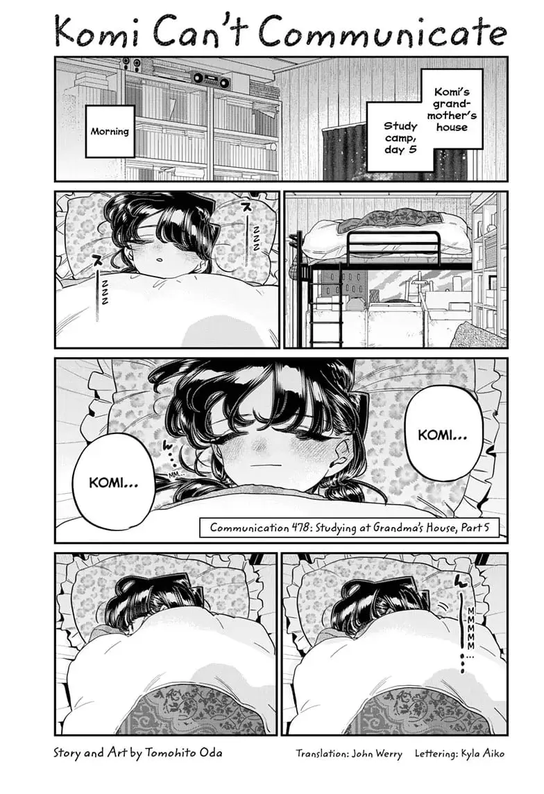 Komi-san wa Komyushou Desu - Chapter 478 - Page 1