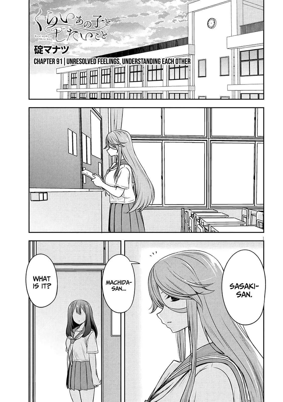 What I’d like to do with that gloomy girl - Chapter 91 - Page 1