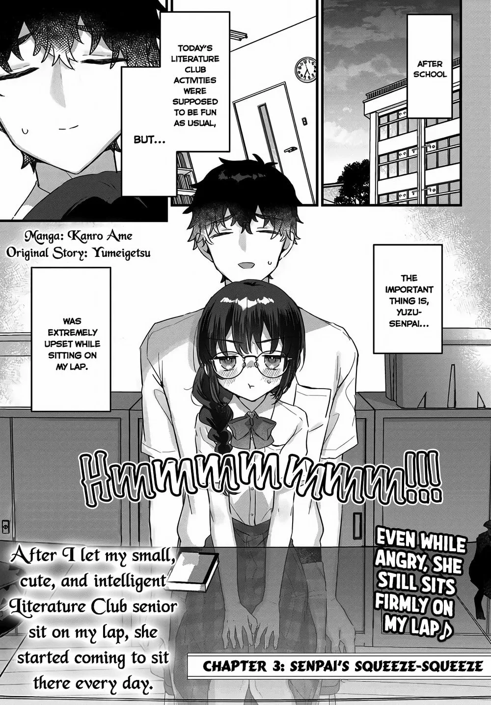 After I Let The Small And Cute Intellectual Senior Of The Literature Club Sit On My Lap, She Started Sitting There Every Day - Chapter 3.1 - Page 1