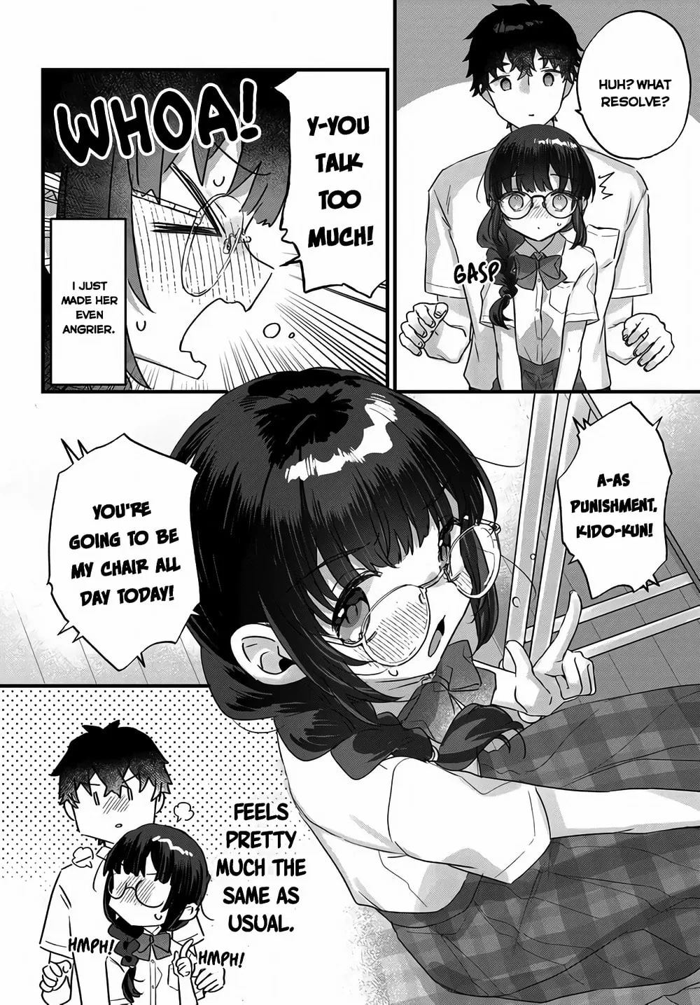 After I Let The Small And Cute Intellectual Senior Of The Literature Club Sit On My Lap, She Started Sitting There Every Day - Chapter 3.1 - Page 4