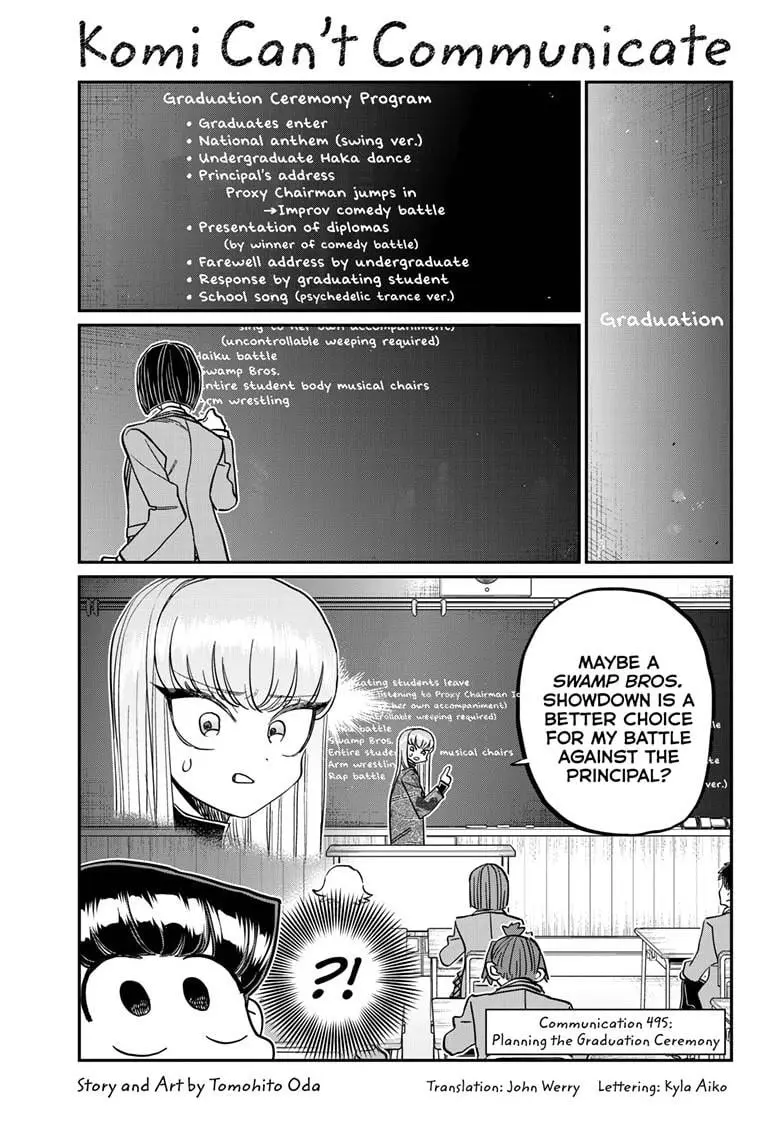 Komi-san wa Komyushou Desu - Chapter 495 - Page 1