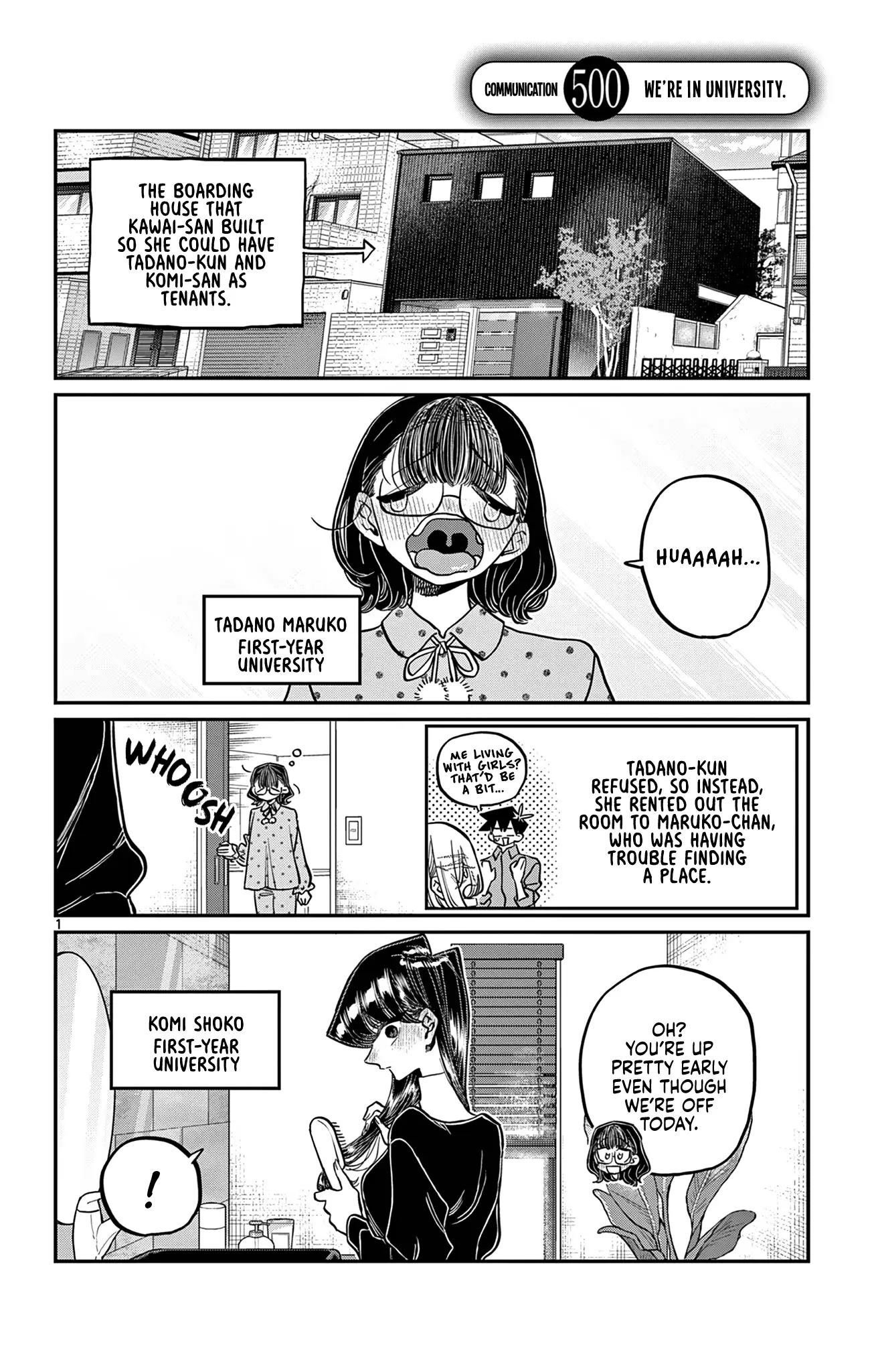Komi-san wa Komyushou Desu - Chapter 500 END - Page 1