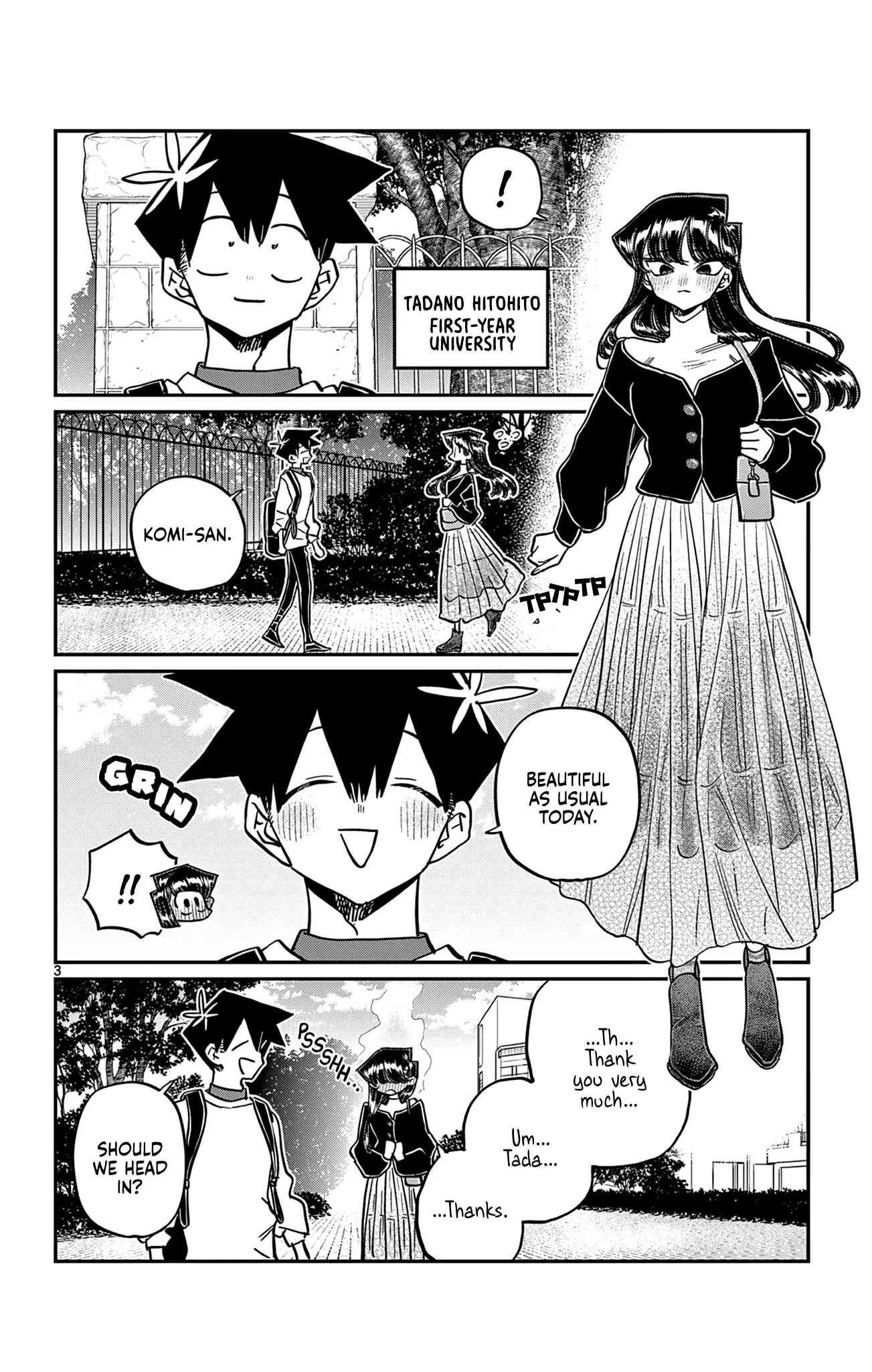 Komi-san wa Komyushou Desu - Chapter 500 END - Page 3