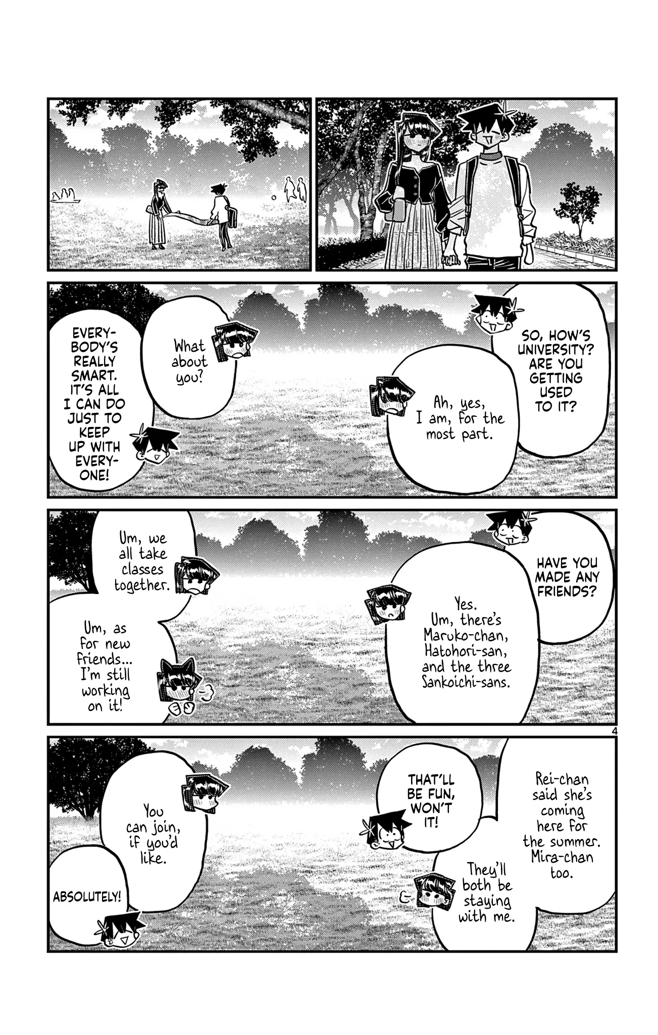 Komi-san wa Komyushou Desu - Chapter 500 END - Page 4