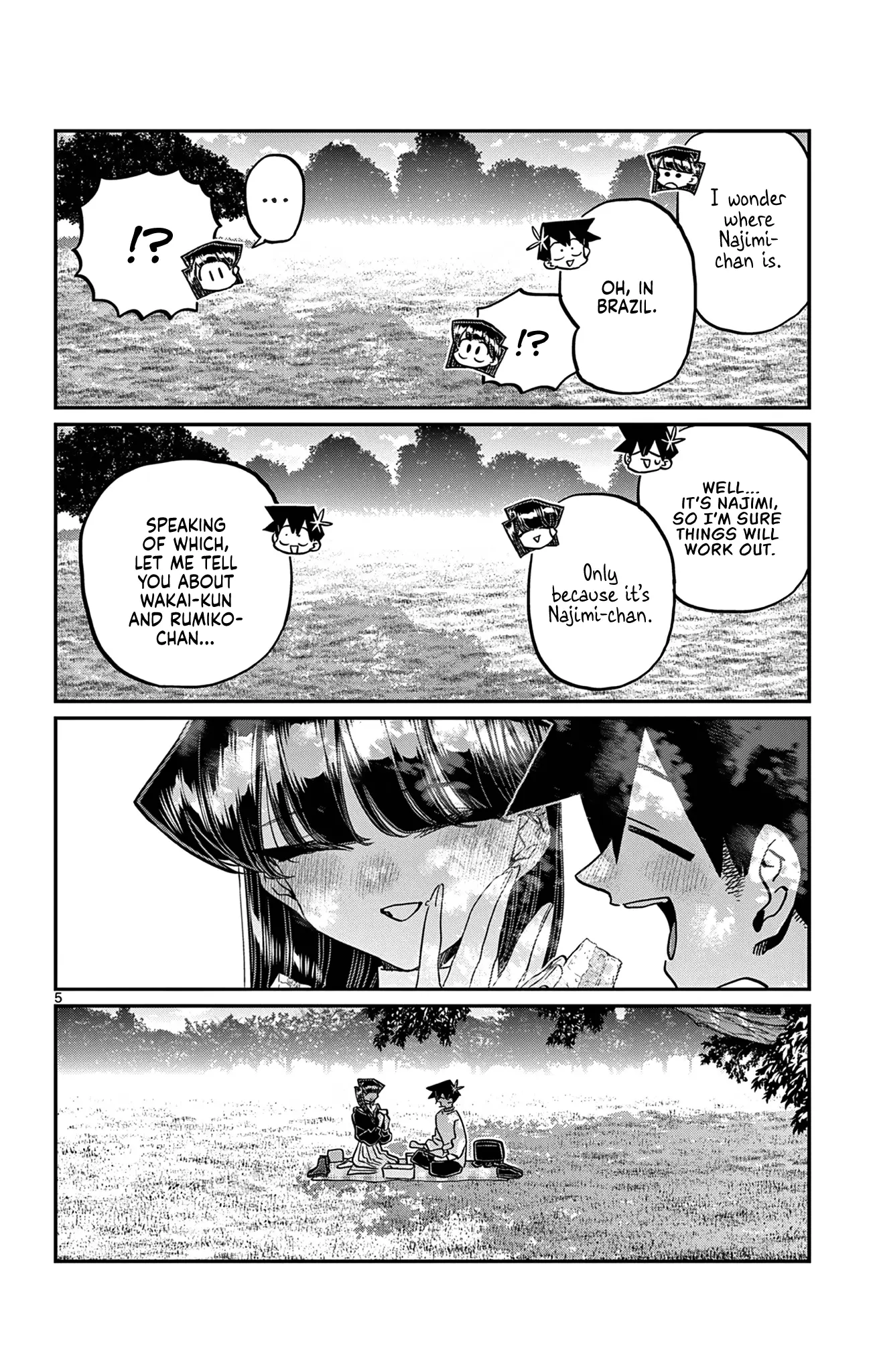 Komi-san wa Komyushou Desu - Chapter 500 END - Page 5