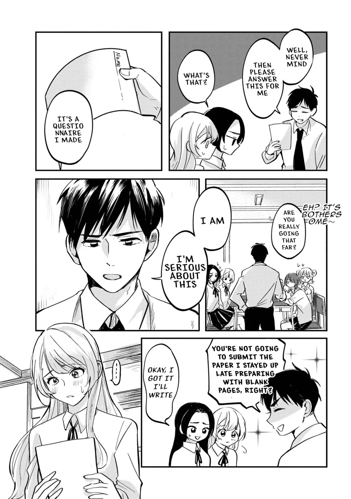 The Classmate Who is Adored by Everyone Smiles Teasingly Only at Me - Chapter 1 - Page 12