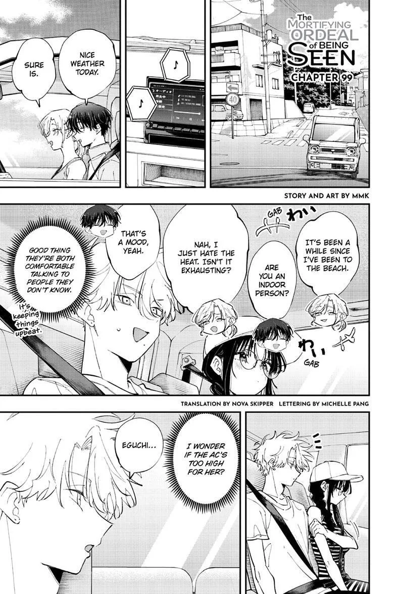 Tonari no Seki no Yatsu ga Souiu Me de Mitekuru - Chapter 99 - Page 1