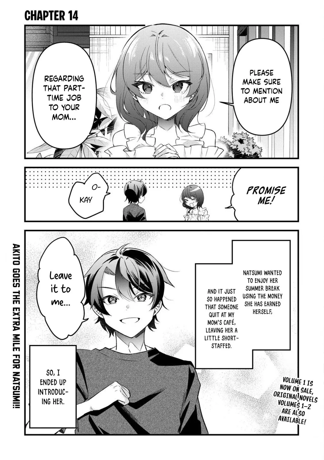When I Murmured, 'I Want a Childhood Friend,' the Behavior of My Female Friend I Often Hang Out with Changed - Chapter 14 - Page 1