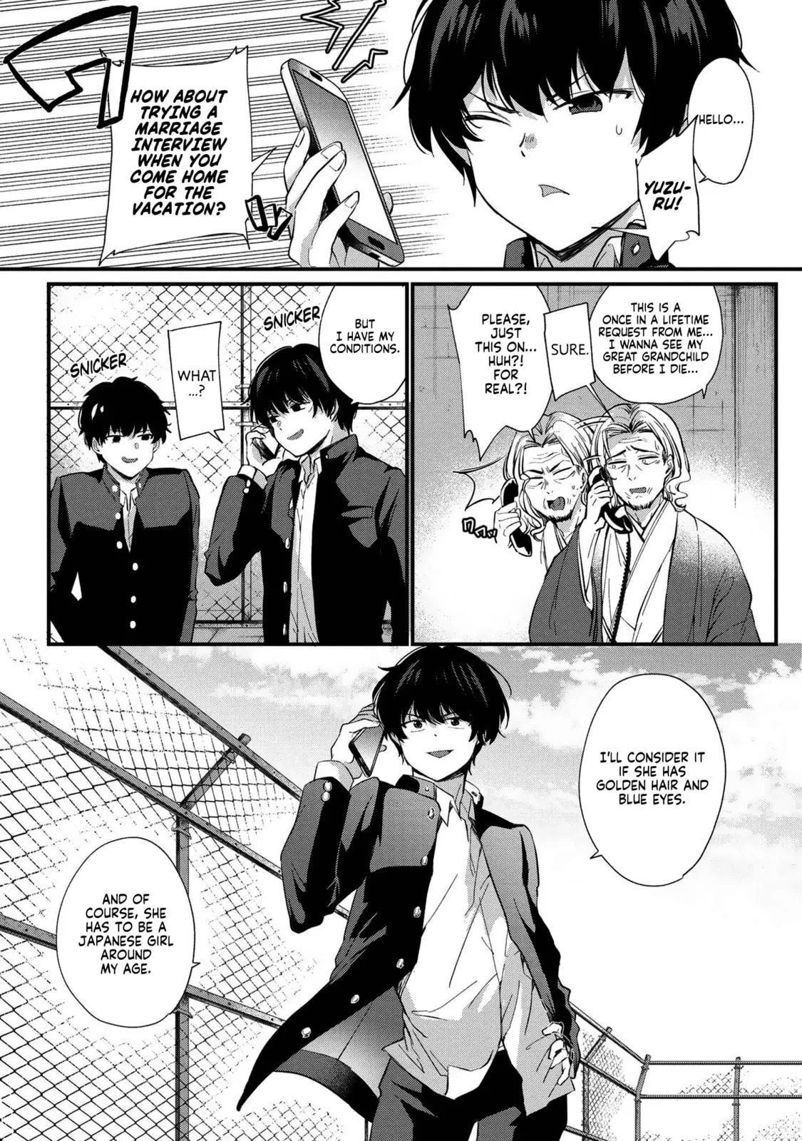 About That Time I Didn’t Want to Have a Matchmaking Interview, So I Set Some Impossible Conditions and Then My Classmate Showed Up - Chapter 1 - Page 7