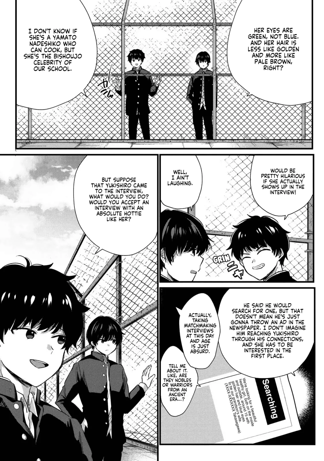 About That Time I Didn’t Want to Have a Matchmaking Interview, So I Set Some Impossible Conditions and Then My Classmate Showed Up - Chapter 1 - Page 10