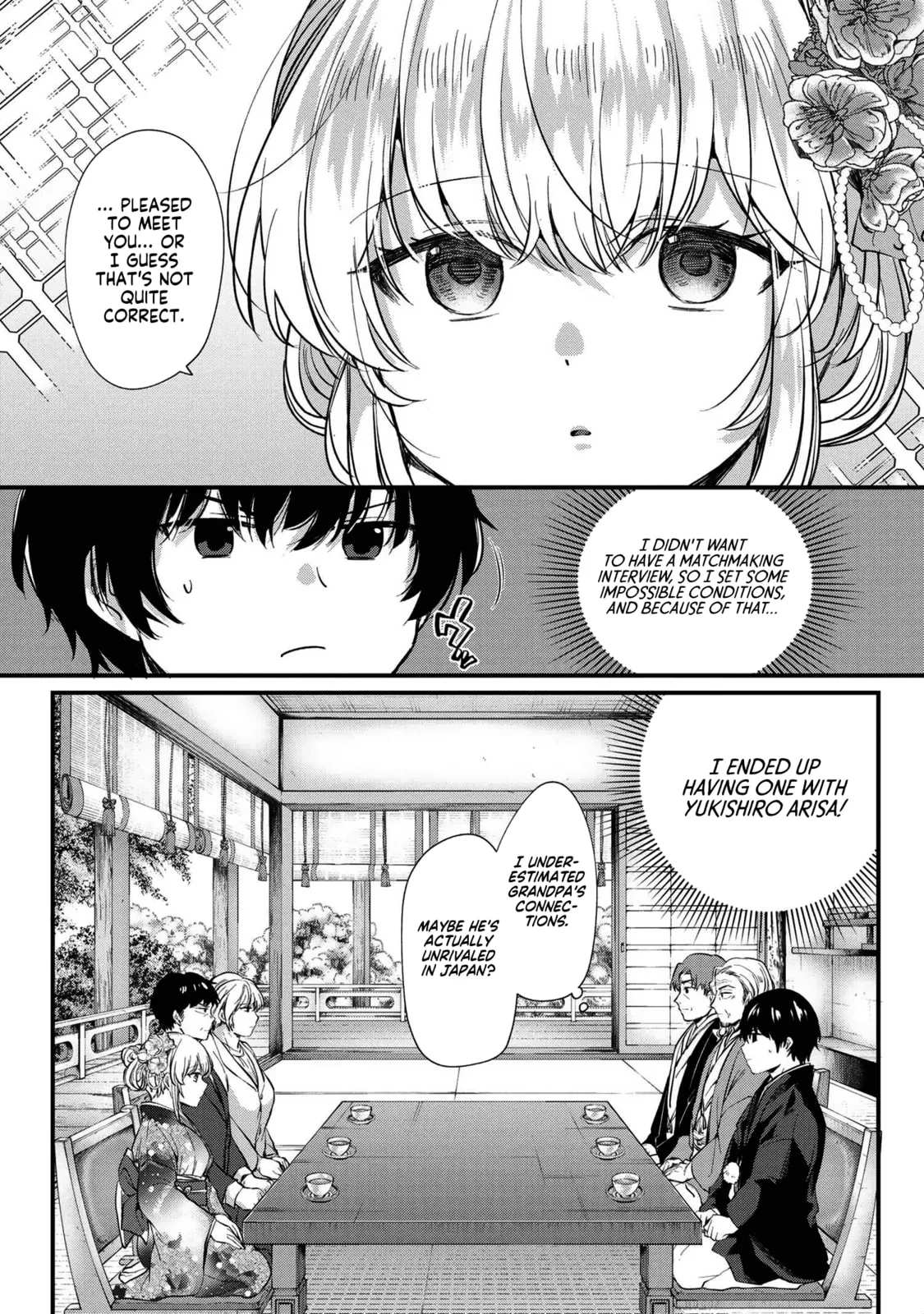 About That Time I Didn’t Want to Have a Matchmaking Interview, So I Set Some Impossible Conditions and Then My Classmate Showed Up - Chapter 1 - Page 13