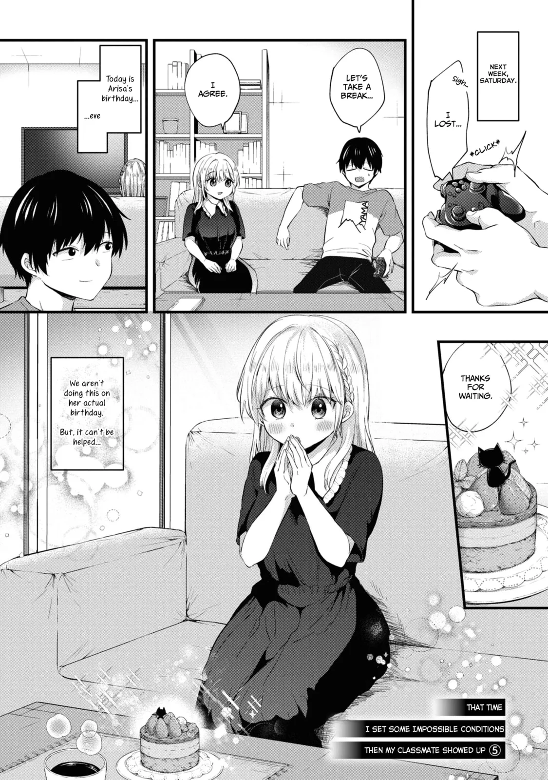 About That Time I Didn’t Want to Have a Matchmaking Interview, So I Set Some Impossible Conditions and Then My Classmate Showed Up - Chapter 5 - Page 1