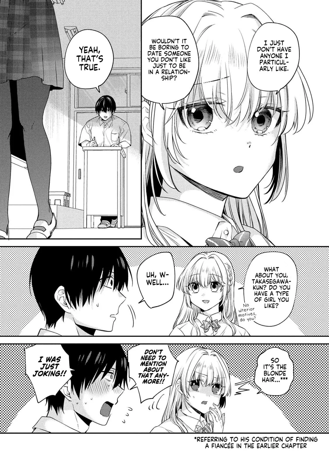 About That Time I Didn’t Want to Have a Matchmaking Interview, So I Set Some Impossible Conditions and Then My Classmate Showed Up - Chapter 12.6 - Page 6