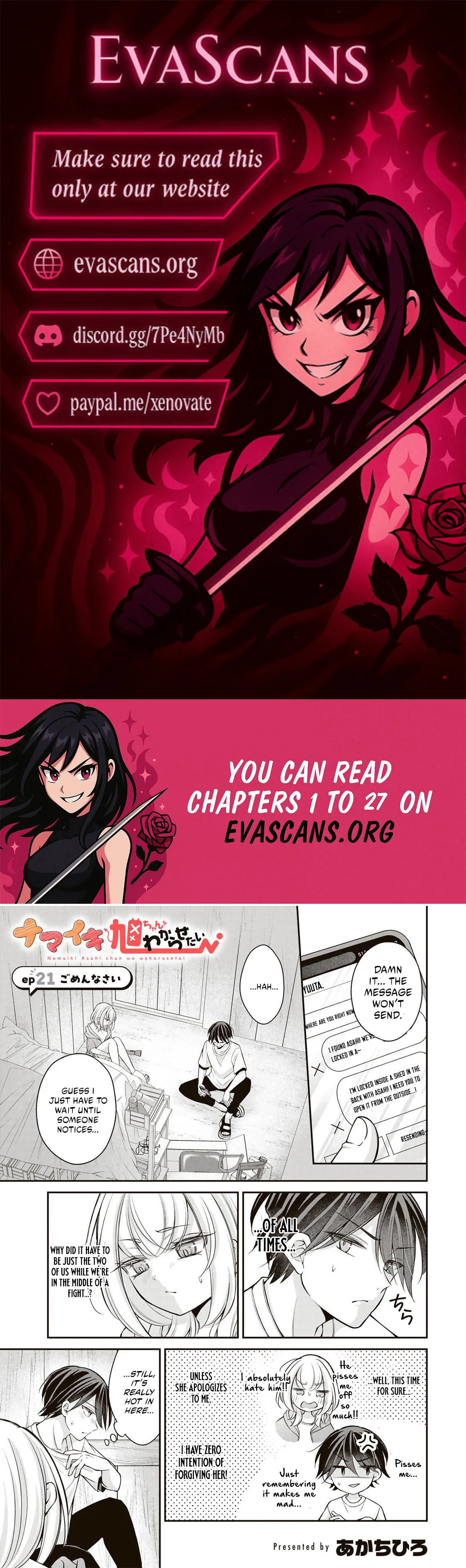 I Want To Put The Cheeky Asahi-chan In Her Place - Chapter 21 - Page 1
