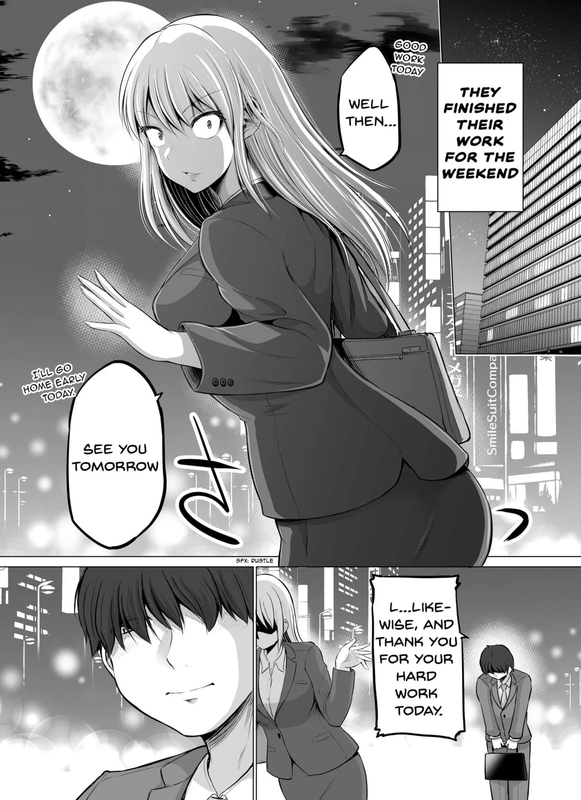 A Scary Boss, But From Now on She's Going to Be Happier and Happier - Chapter 13 - Page 1