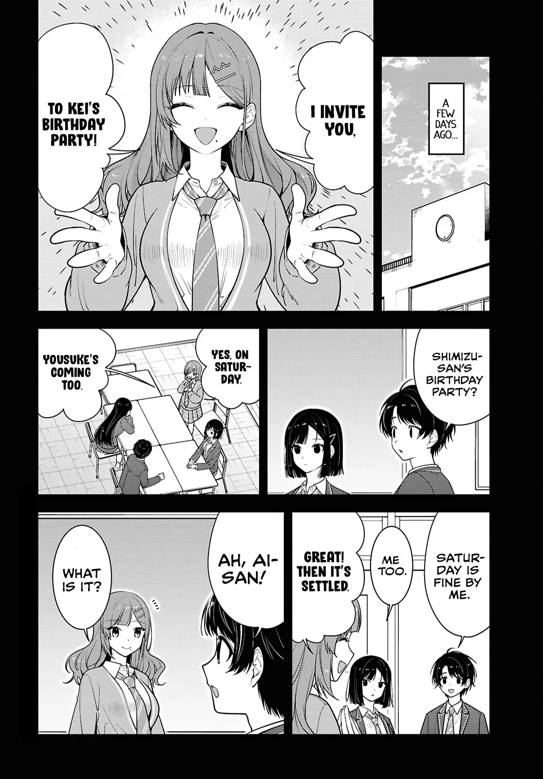 Tonari no Seki no Yankee Shimizu-san ga Kami o Kuroku Sometekita - Chapter 18 - Page 2