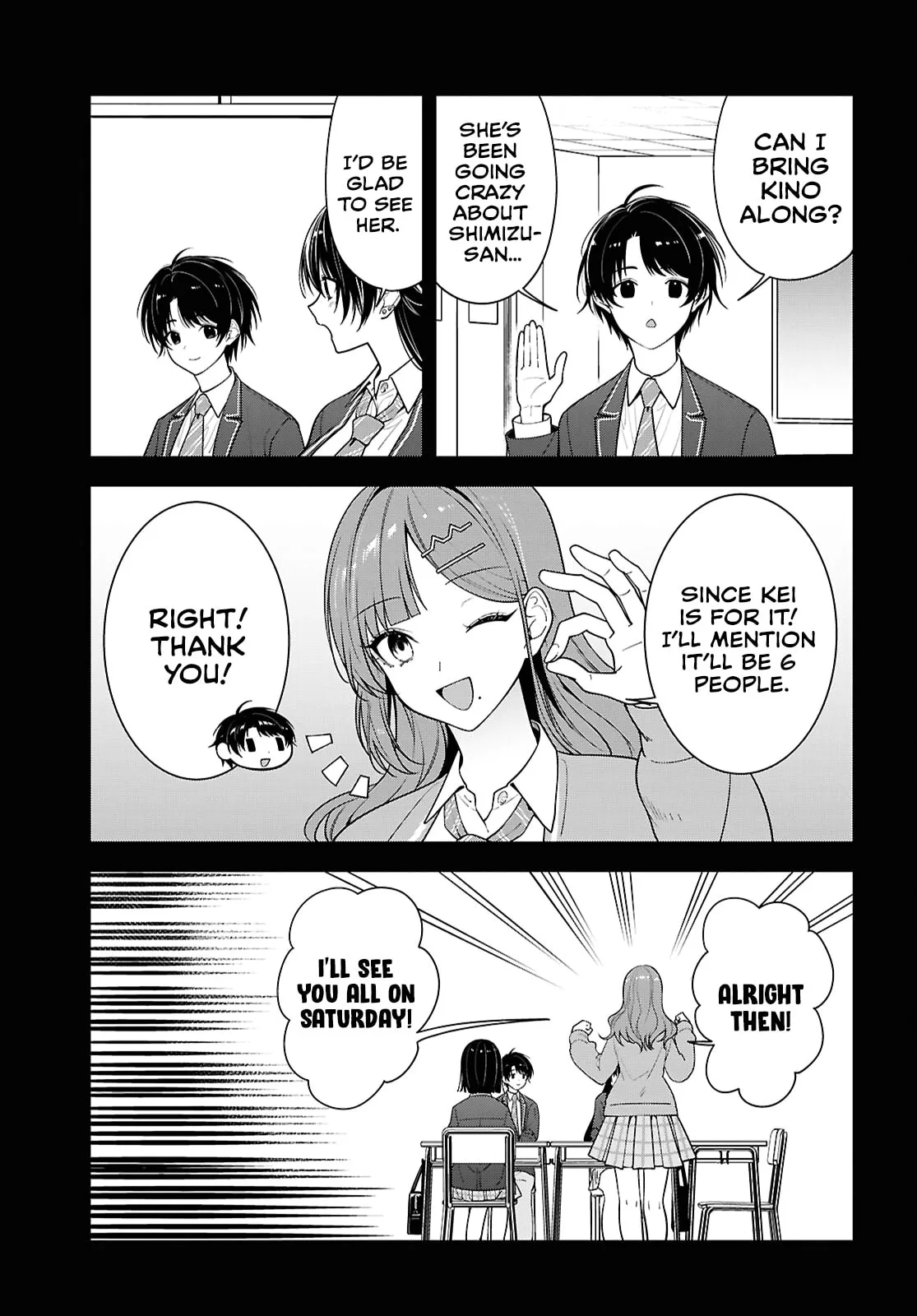 Tonari no Seki no Yankee Shimizu-san ga Kami o Kuroku Sometekita - Chapter 18 - Page 3