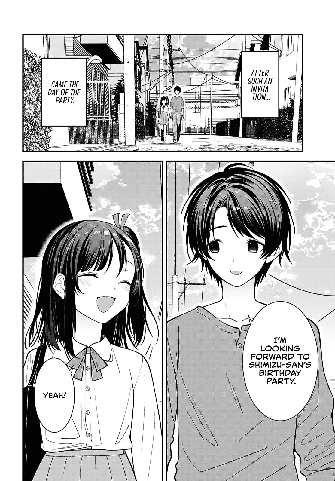 Tonari no Seki no Yankee Shimizu-san ga Kami o Kuroku Sometekita - Chapter 18 - Page 4