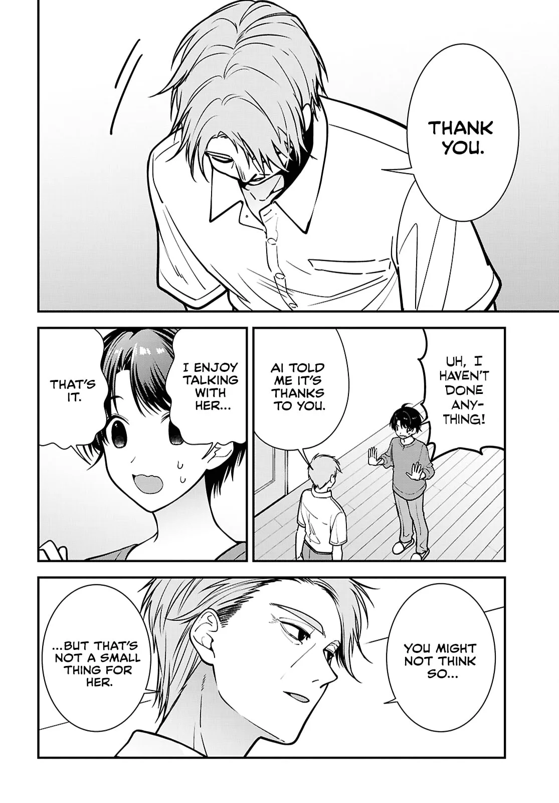 Tonari no Seki no Yankee Shimizu-san ga Kami o Kuroku Sometekita - Chapter 18 - Page 14