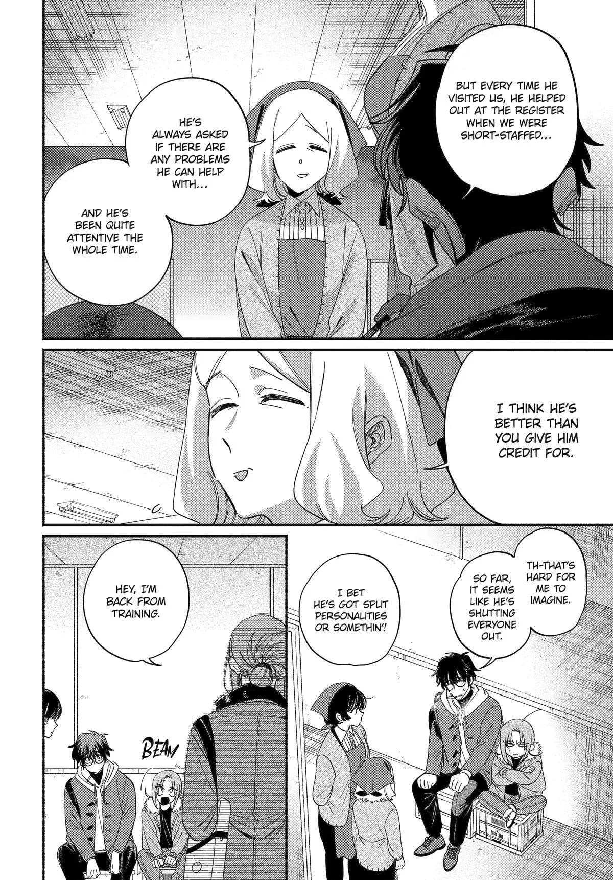 Super no Ura de Yani Suu Futari - Chapter 61 - Page 14