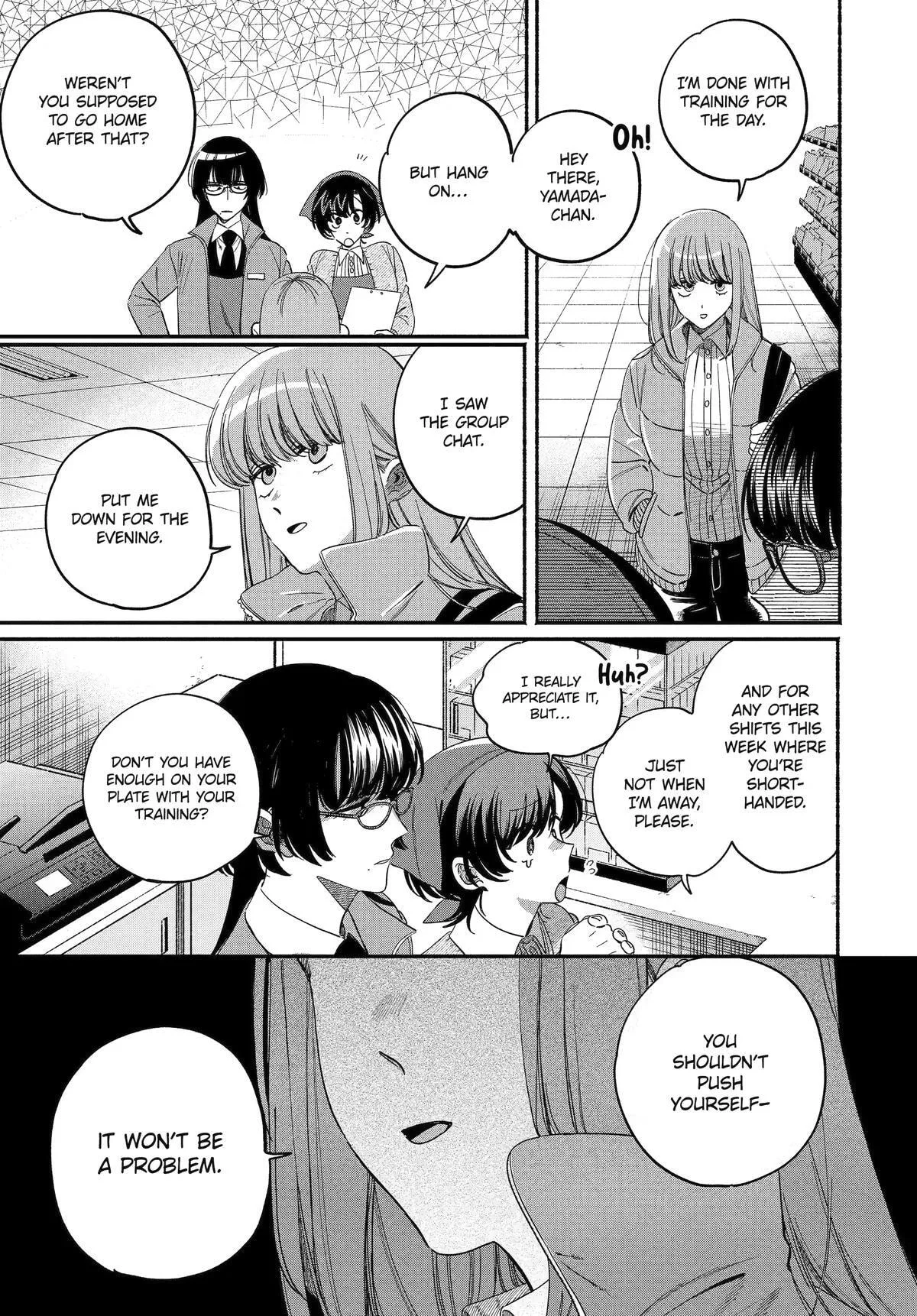 Super no Ura de Yani Suu Futari - Chapter 61 - Page 35