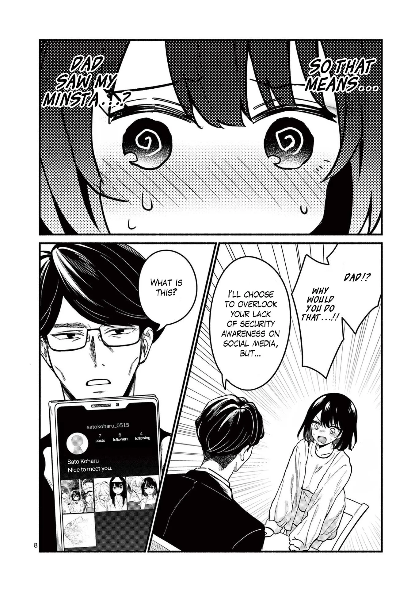 Shiotaiou no Sato-san ga Ore ni dake Amai - Chapter 82 - Page 8