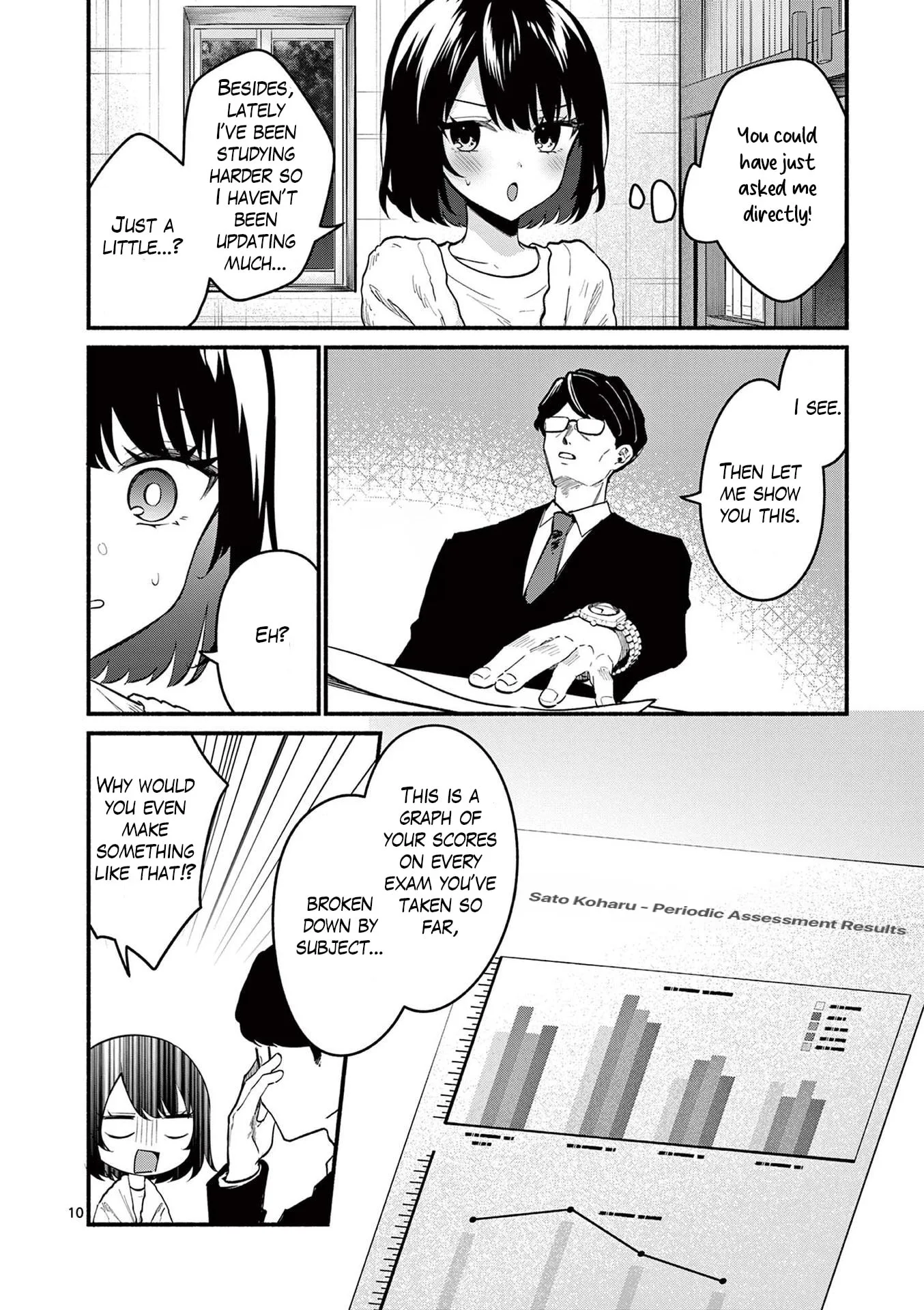 Shiotaiou no Sato-san ga Ore ni dake Amai - Chapter 82 - Page 10